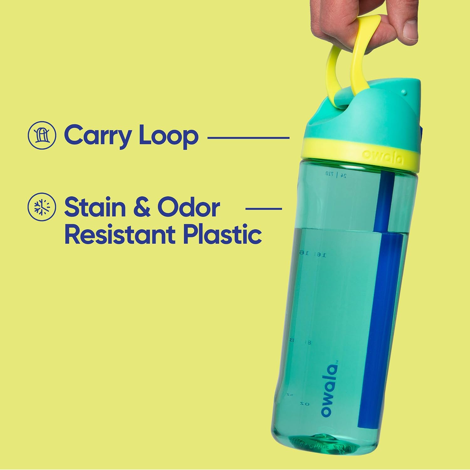 Owala FreeSip Tritan Water Bottle 25 oz Shy Marshmallow - Image 4