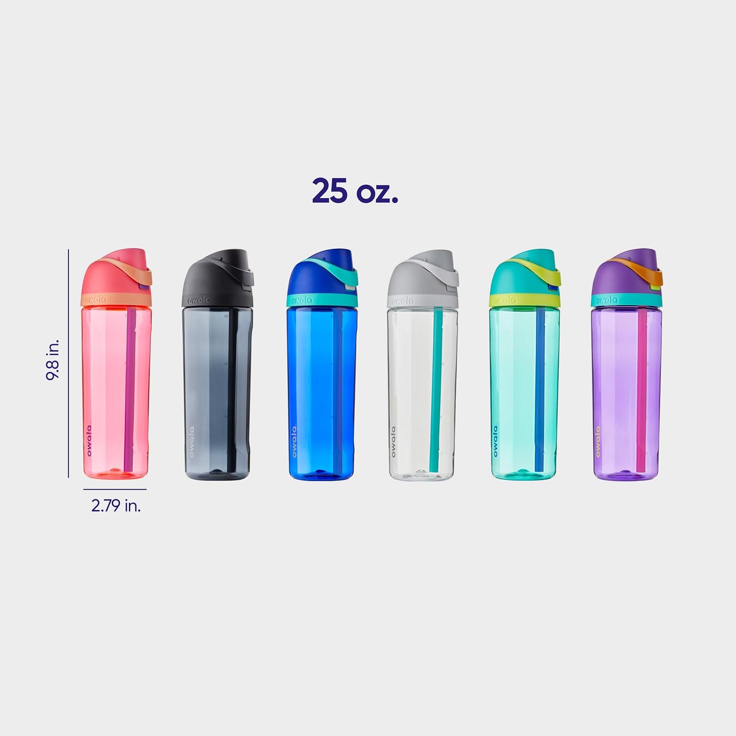 Owala FreeSip Tritan Water Bottle 25 oz Shy Marshmallow - Image 5